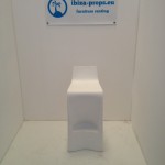 Bar stool Vondom modern white to rent by ibiza-props